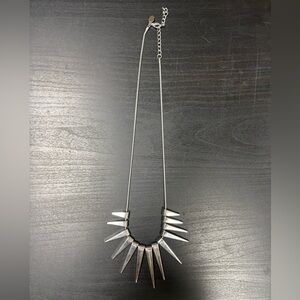 Express Metallic Spike Necklace